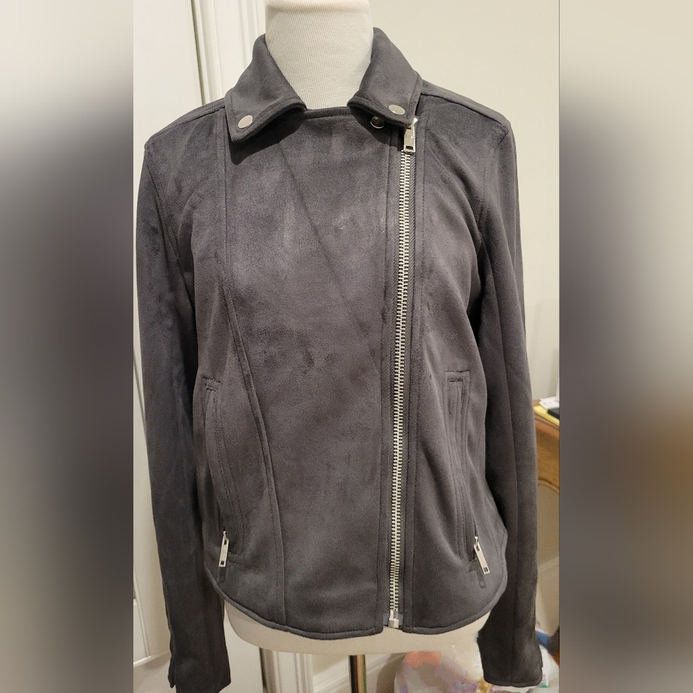 Abercrombie & Fitch Vegan Suede Jacket